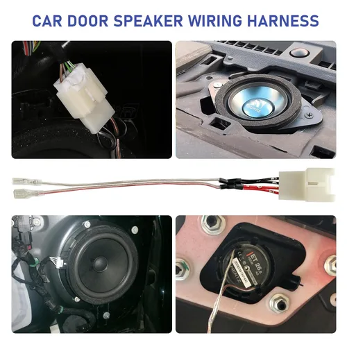 Miniatura 7 de Reemplazo del arnés de cableado del altavoz de la puerta del automóvil para Ford F150 Escape Focus Mustang Mazda 2 3 6 CX5 Lincoln 2011-2021