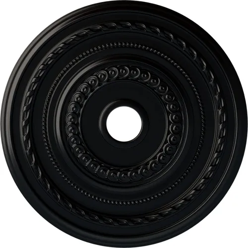 Miniatura 37 de Ekena Millwork CM25COFCS Cole Medallón de Techo, 25 3/8"OD x 3 3/8"ID x 1 3/8"P, pintado a mano Flash Cobre