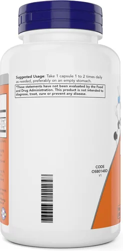Miniatura 4 de NOW Foods L-teanina, Doble Fuerza 200 mg por cápsula - 180 cápsulas veganas - Mejorada con 100 mg de inositol - Vegetariana, Sin OMG - Suplemento