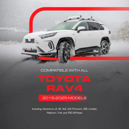 Miniatura 3 de CupHolderHero Compatible con accesorios Toyota RAV4 2019-2024, insertos de portavasos antipolvo antideslizantes personalizados de alta calidad, Rojo