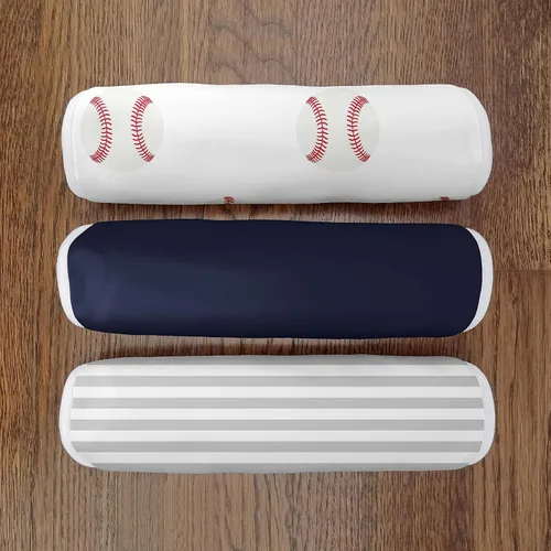 Miniatura 4 de Sweet Jojo Designs Béisbol Sports - Paños absorbentes para eructos para bebé recién nacido, rojo y blanco americana, paquete de 3 paños para baba