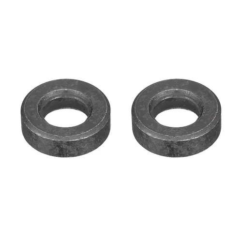 Miniatura 38 de Uxcell Arandela plana de acero al carbono para pernos M8, 10 piezas M8 x 16 x 1.5mm, aleación de acero negro oxidado de grado 8.8, sujetadores
