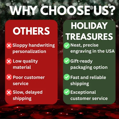 Miniatura 5 de Adorno de Navidad Personalizado para Parejas 2025 – Regalo Personalizado para Parejas, Recién Casados, Parejas Casadas y Comprometidas – Decoración