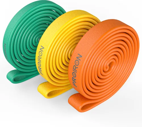 Miniatura 14 de PROIRON Bandas de resistencia para dominadas, cómodas bandas de ejercicio, bandas de entrenamiento antideslizantes para dominadas, sentadillas