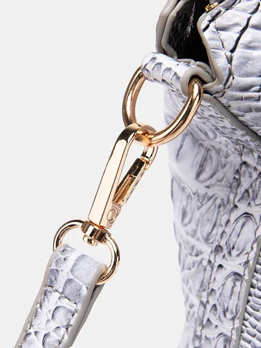 Miniatura 7 de Makcr Joacbv Bolso Satchel para Mujer Bolso Bandolera Largo Elegante Bolso Tote Asa Superior Cuero Vegano Bolsos de Mano para Damas Patrón en Relieve