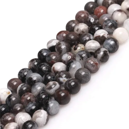 Miniatura 30 de Cuentas de jade africano occidental para hacer joyas, piedras preciosas naturales semipreciosas de 0.157 in, redondas, color verde, 15 pulgadas JOE