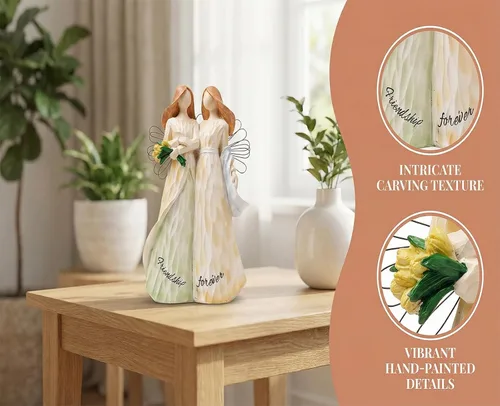 Miniatura 5 de Regalos de cumpleaños para mejores amigas para mujeres, figuras para hermanas para decoraciones de fiesta de cumpleaños, regalos para hermanas