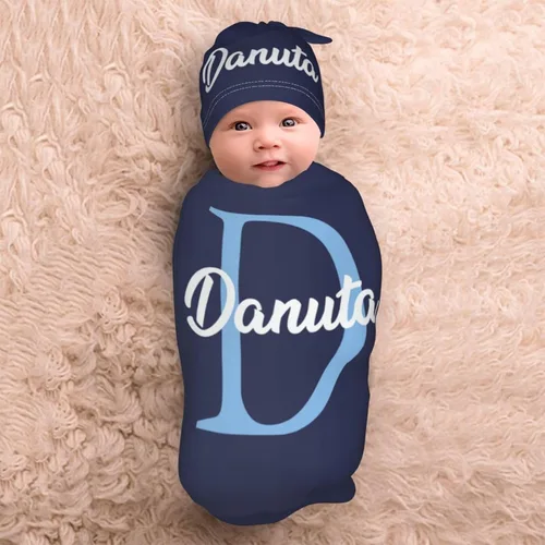 Miniatura 3 de Juego de canastilla de bebé personalizada para niños y niñas, suave y personalizada, para recién nacido de 0 a 3 meses Color-05