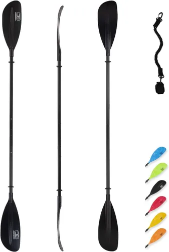 OCEANBROAD Remo ajustable para kayak de 86 pulgadas/86.6 in a 94 pulgadas/94.5 in, kayak, canoa, remo con correa de remo, 1 paleta