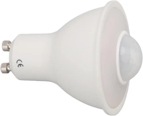Miniatura 3 de Bombilla LED GU10 con sensor de movimiento, inducción humana infrarroja, 5 W, 500 lúmenes, luz cálida 3000 K, para techo, pasillo, porche