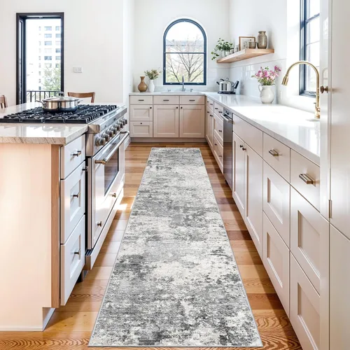 Miniatura 22 de YOUFORTONG Alfombras Corredoras de 2x10 para Pasillos, Alfombra de Cocina Suave, Alfombra Corredera Antideslizante con Respaldo de Goma para Baño