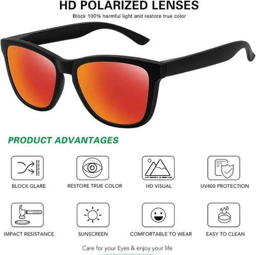 Miniatura 2 de MEETSUN Polarized Sunglasses for Women Men Classic Retro Designer