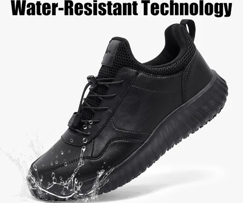 Miniatura 2 de Zapatos de trabajo antideslizantes e impermeables para hombre y tenis de restaurante o servicio de alimentos