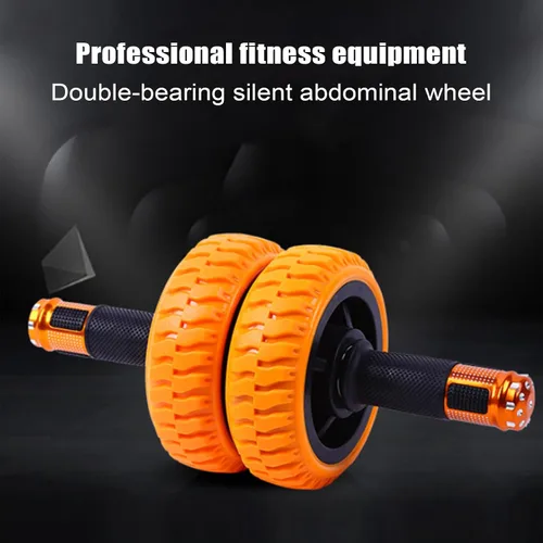 Miniatura 5 de Rueda de rodillo abdominal, rueda de ejercicio de entrenamiento de fuerza de 6 pulgadas para hombres, mujeres y principiantes, equipo de fitness
