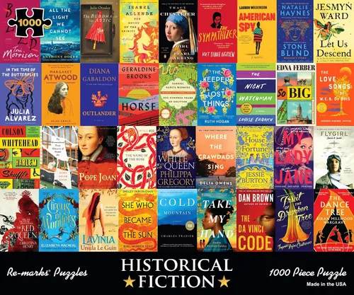 Miniatura 8 de Rompecabezas de Libros Prohibidos de Re-Marks, Rompecabezas de 1000 Piezas para Todas las Edades