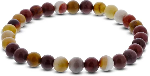 Miniatura 65 de Gem Avenue Handmade Round Bead Stretch Bracelet Unisex Natural Stone Beaded Jewelry for Men & Women, Elastic Wristband for Daily Wear