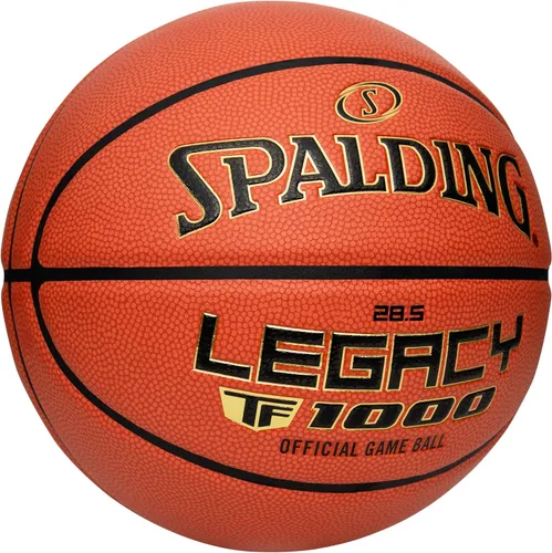 Miniatura 2 de Spalding Legacy TF-1000 - Balones de baloncesto para interiores, cubierta compuesta de microfibra que absorbe la humedad, aprobada por la escuela