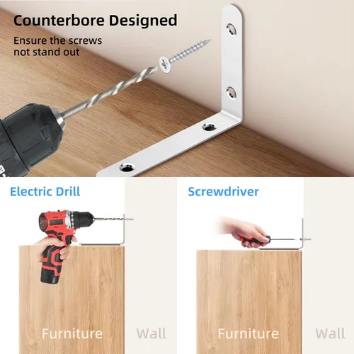 Miniatura 5 de anclajes de muebles correas de seguridad de pared: Kit de anclaje anti-punta Aparador seguro Correa de terremoto de caída para bebé Paquete de 2