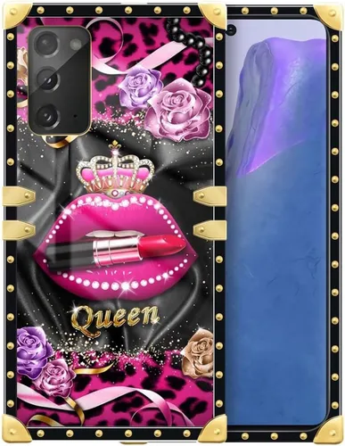 Miniatura 87 de Funda compatible con Samsung Galaxy Note 10 Plus, Lipstick Lips Note 10 Plus para niñas, TPU suave a prueba de golpes, protección rígida