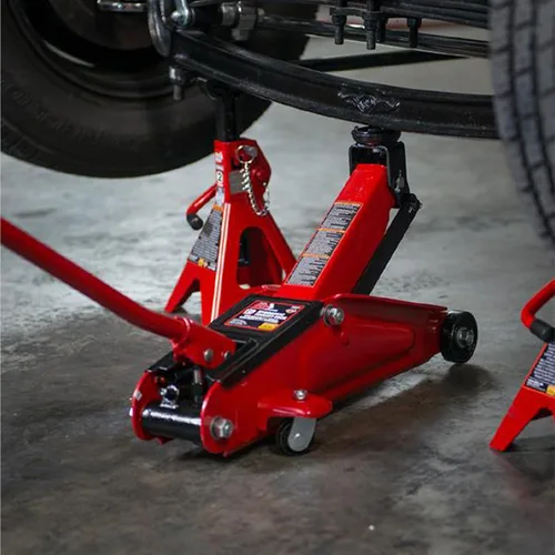 Miniatura 7 de BIG RED T82002-BR Torin - Gato hidráulico de carretilla de servicio/suelo, con capacidad para 2 toneladas (4,000 libras), color rojo