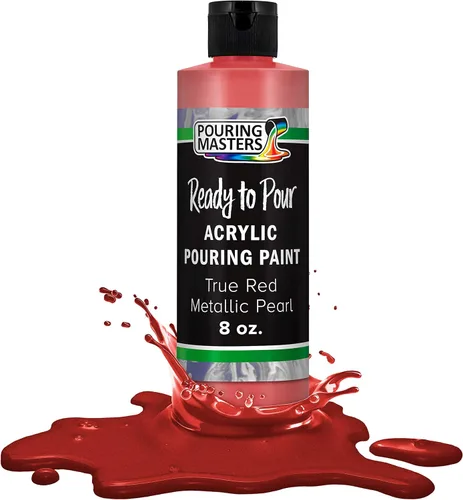 Miniatura 23 de Pouring Masters Royal Blue Metallic Pearl - Pintura acrílica para verter lista para verter – Pintura acrílica líquida premezclada de 32 onzas