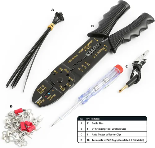 Miniatura 6 de Great Neck MS125 Juego de herramientas marinas de 125 piezas, regalos para hombres, regalos para papá, alta visibilidad, caja de herramientas
