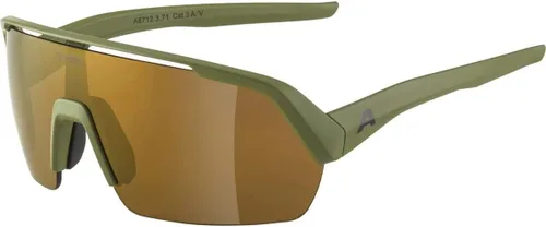 Miniatura 10 de ALPINA Gafas de ciclismo espejadas, hidrofóbicas y antivaho para hombres y mujeres, 100% protección UV, TURBO HR Gris frío mate