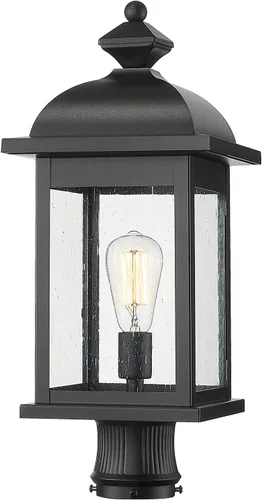 Miniatura 10 de FEMILA Luz de poste al aire libre del atardecer al amanecer, lámpara de poste impermeable, postes de lámpara exterior iluminación exterior