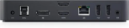 Miniatura 3 de Dell Estación de acoplamiento de triple pantalla USB 3.0 Ultra HD/4K (D3100), color negro