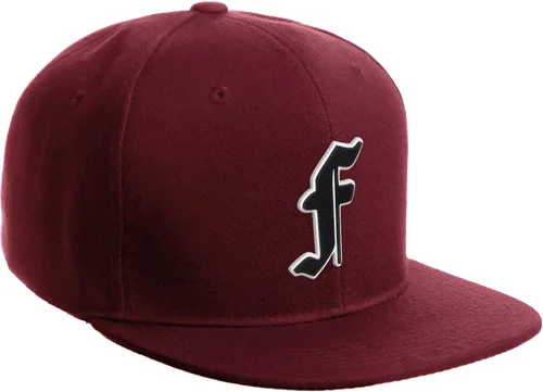 Miniatura 598 de Daxton Gorra clásica con visera de billete plano con letras del alfabeto inglés antiguo de la A a la Z