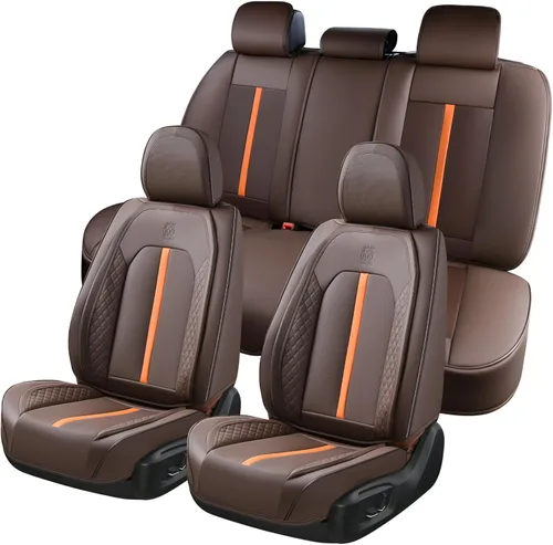 Miniatura 9 de Doogo Fundas de asiento de automóvil, fundas de asiento delantero para automóviles, protector universal de asiento de automóvil, fundas de asiento