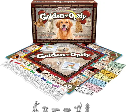 Miniatura 2 de Late for The Sky Golden Retriever-Opoly Dog - Juego de mesa de estrategia familiar para 2 a 6 jugadores, a partir de 8 años, juego estilo opoli