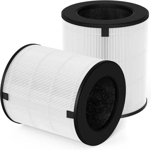 Miniatura 7 de Paquete de 1 filtro de repuesto LV-H133 compatible con purificador LV-H133, número de pieza LV-H133-RF, sistema de filtración 3 en 1