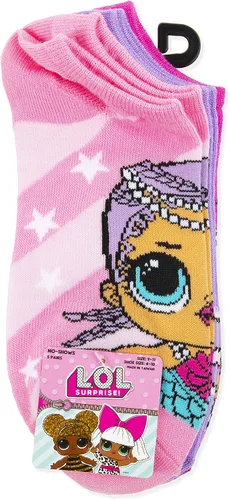 Miniatura 4 de LOL Surprise Paquete de 5 calcetines para niñas Rosado