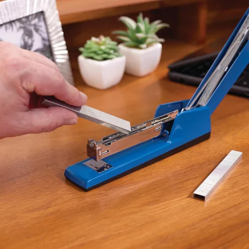 Miniatura 4 de Swingline - Engrapadora 747 clásica de escritorio, con capacidad para 20 hojas, metálica, azul verdadero (74724)