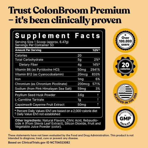 Miniatura 6 de ColonBroom Suplemento en polvo prémium (fresa, 50 porciones) + complejo de hongos, potente mezcla de hongos con cordyceps, reishi, shiitake