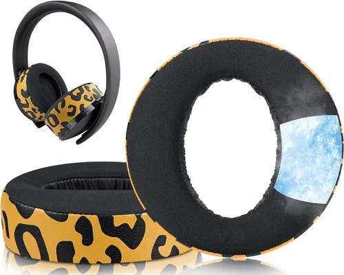 Miniatura 14 de SOULWIT Almohadillas de repuesto para auriculares Sony New Gold Wireless PlayStation PS4 (versión 2018), almohadillas con espuma de alta densidad