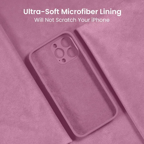 Miniatura 5 de FireNova Funda diseñada para iPhone 15 Pro Max, funda de silicona mejorada [protección de cámara], forro interior de microfibra antiarañazos, 6.7