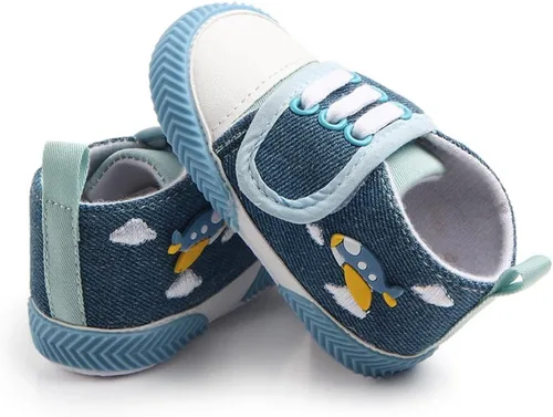 Miniatura 6 de OAISNIT - Zapatos de lona para bebé, zapatillas de deporte para niños y niñas suaves y antideslizantes para cuna