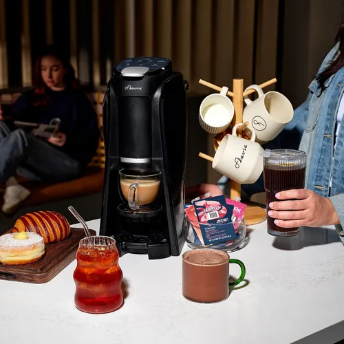 Miniatura 15 de Flavia Aroma Brewer - Máquina de café, hace café, lattes, té y otras bebidas calientes o heladas con paquetes frescos de una sola porción, varios