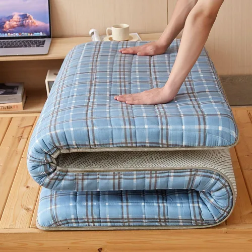 Portable Sleeping Pad Japanese Futon Mattress,Travel Sleeping Tatami Mat Floor Lounger Guest Bed,Super Soft Mattress Topper Floor Sleeping Pad