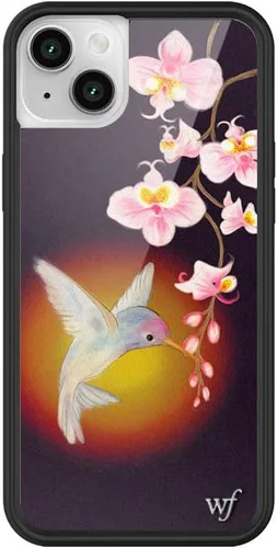 Miniatura 12 de Fundas Wildflower - Realización Par x Devon Lee Carlson, Compatible con Apple iPhone 13/14 Rojo, Ranas, Colaboración - Protector de goma negro
