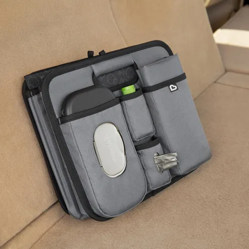 Miniatura 6 de Organizador de maletero Munchkin Out-n-About para SUVs y coches con almohadilla portátil para cambiar pañales y toallitas húmedas para bebés