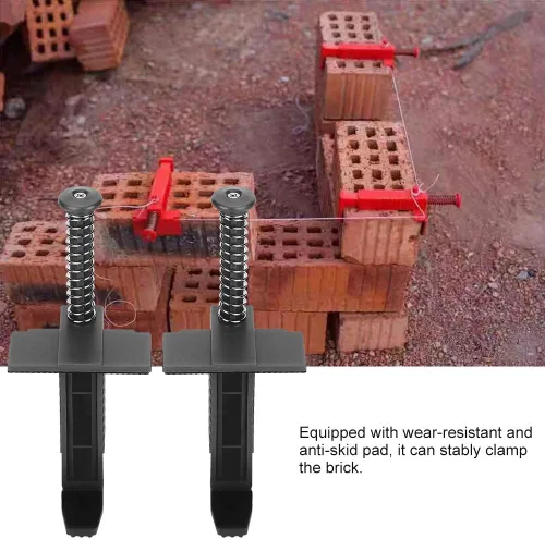 Miniatura 3 de plplaaoo - Cajón de alambre de ladrillo, 2 piezas, herramienta de albañilería, extractor de línea de ladrillo, herramienta de nivelación