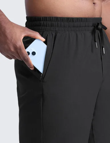 Miniatura 7 de CRZ YOGA Pantalones cortos de entrenamiento sin forro para hombre, 9 pulgadas, secado rápido, para correr, deportes, atletismo, gimnasio