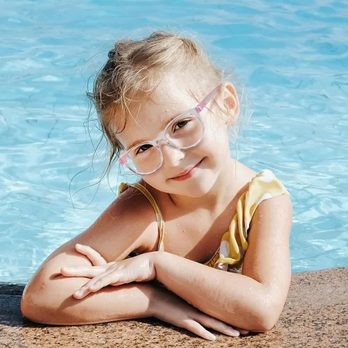 Miniatura 6 de FONHCOO Gafas de bloqueo de luz azul para niños, niños y niñas, marco irrompible, para computadora, juegos, TV Rosa (Round Pink)