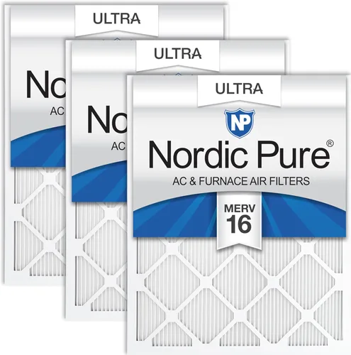 Miniatura 100 de Nordic Pure Filtros de aire para horno MERV 6 de 18 x 25 x 1 pulgadas (tamaño real: 17 1/2 x 24 1/2 x 3/4), color verde poliéster MERV 6, reduce