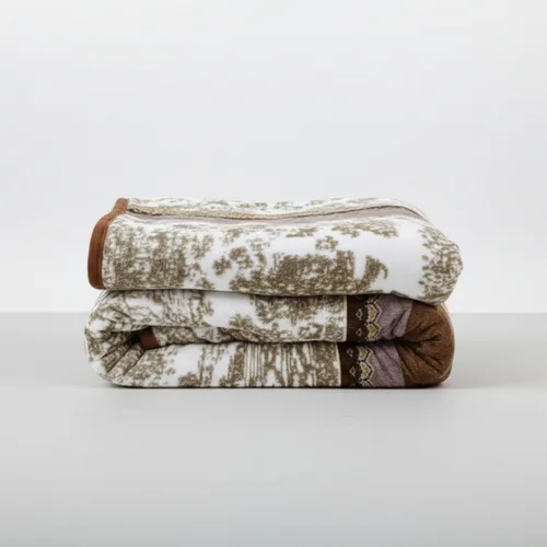 Miniatura 2 de DaDa Bedding - Manta de franela de visón sintético, estilo victoriano, vintage, susurrante, crepúsculo, sedosa, suave, lujosa, brillante, a rayas