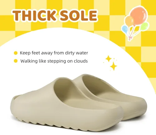 Miniatura 36 de Sandalias acolchadas para mujeres, hombres y niños, cómodas, antideslizantes, suaves, impermeables, para baño, ducha, sandalias acolchadas de suela