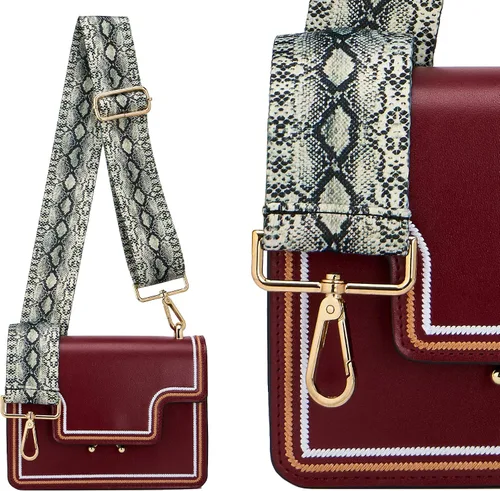 Miniatura 688 de ZOOEASS - Correa de repuesto para cartera, para colgar en el hombro o para cruzar, ancha y ajustable, de lona
